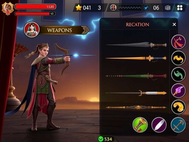 Archero Maratha Raid weapon selection